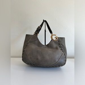 Gucci Gray Leather Charlotte Tote Bag